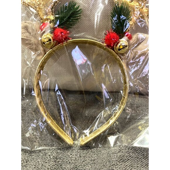 Festive Reindeer Antler Headband – NEW – Holiday Christmas Costume Accessory - Picture 5 of 8